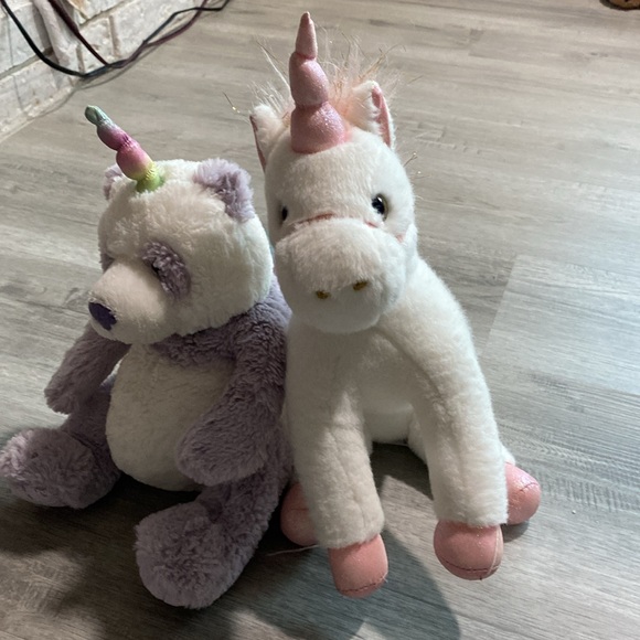 Gund Unicorn Panda + FAO Pink Unicorn stuffed animals - Picture 3 of 7